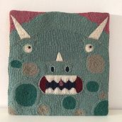 Mi proyecto del curso Bordado XL con aguja mágica Ein Projekt aus dem Bereich Punch needle von caterina - 02.08.2022