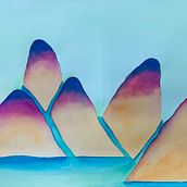 My project for course: Modern Watercolor Techniques: Colors, Dreams, and Emotions. Traditional illustration, Fine Arts, Painting, and Watercolor Painting project by aelanwu - 08.01.2022