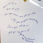 Il mio progetto del corso: Calligrafia inglese dalla A alla Z. Un progetto di Calligrafia di serenademichele - 02.08.2022