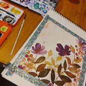 Mi proyecto del curso: Acuarela floral: conecta con la naturaleza. Traditional illustration, Painting, Watercolor Painting, and Botanical Illustration project by Mana Poblete - 08.03.2022