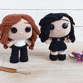 Mi proyecto del curso: Amigurumis: personas tejidas a crochet. Arts, Crafts, To, Design, Fiber Arts, Crochet, Amigurumi, and Textile Design project by Pamela Rodríguez Swain - 03.17.2023