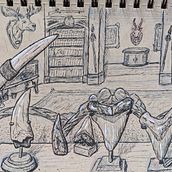 Inktober 2020. Sketching project by Stefan Price - 10.25.2020