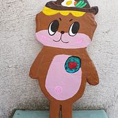 personnage en papier mâché. Arts, Crafts, Fine Arts, and Sculpture project by Fanny Leguevaques - 08.03.2022
