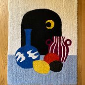 Mon projet du cours : Technique du tufting pour la création de tapis. Arts, Crafts, Decoration, Fiber Arts, DIY, and Textile Design project by aude_3 - 08.03.2022