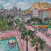 Alicante. Traditional illustration project by Jose Ramon - 08.03.2022