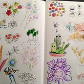 Mon projet du cours : Techniques d’illustration pour débloquer votre créativité Ein Projekt aus dem Bereich Design, Traditionelle Illustration, Bildende Künste, Malerei, Kreativität, Kreativität mit Kindern und Sketchbook von Fanny HANNOTEL - 03.08.2022