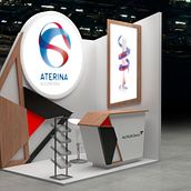 Stand 3'00x2'00m. Un progetto di 3D, Design e Eventi di robdi3d - 04.08.2022