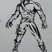 Meu projeto do curso: Ilustração para quadrinhos: a anatomia de um super-herói. Ilustração tradicional, Design de personagens, Comic, Desenho a lápis, e Desenho anatômico projeto de Andre Luiz - 04.08.2022