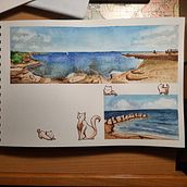 Il mio progetto del corso: Diario di viaggio ad acquerello. Traditional illustration, Watercolor Painting, Architectural Illustration, and Sketchbook project by lisam_zan - 08.04.2022