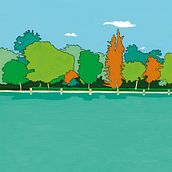 MADRID. ESTANQUE DEL RETIRO. Traditional illustration project by KIKE IBÁÑEZ - 08.04.2022