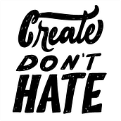 Create Don't Hate GIF. Animation, T, pograph, Lettering, Digital Lettering, H, and Lettering project by Aly Gabriela - 08.04.2022