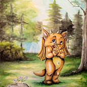 Mon projet du cours : Personnages animaux à l’aquarelle pour livres jeunesse. Een project van Traditionele illustratie,  Beeldende kunst, Schilderij,  Tekening, Aquarelschilderen, Kinderillustratie y Verhaallijn van Nathali Ruel - 01.08.2022
