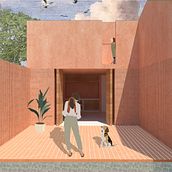 Mi proyecto del curso: Representación gráfica de proyectos arquitectónicos. Architecture, Graphic Design, Interior Architecture, Interior Design, L, scape Architecture, Collage, Digital Architecture, and Architectural Illustration project by Vanessa Marquez - 08.05.2022