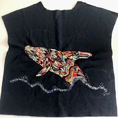 My project for course: Hand Embroidery for Clothing: Stitch a Collage Design. Un proyecto de Bordado, Upc, cling y Diseño textil de Gerti Wouters - 05.08.2022
