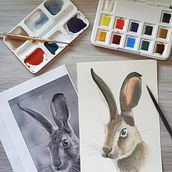 Final course project - Paloma. Traditional illustration, Fine Arts, Watercolor Painting, and Naturalistic Illustration project by Paloma Linck - 08.05.2022