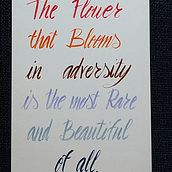 Il mio progetto del corso: Scrittura italica con brush pen. Calligraph project by mariluis - 06.10.2022