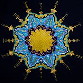 Mi proyecto del curso: Introducción al arte islámico: crea patrones biomórficos . Un proyecto de Pintura, Pattern Design, Dibujo, Pintura a la acuarela e Ilustración con tinta de Alejandro Niño - 08.08.2022