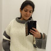 Mi proyecto del curso: Crochet: crea prendas con una sola aguja. Fashion Design, Fiber Arts, DIY, Crochet, and Textile Design project by Carla Sáenz - 08.05.2022