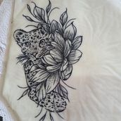 Meu projeto do curso: Técnicas de tatuagem blackwork com fine line. Tattoo Design project by Diego Bezerra - 08.02.2022