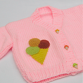 👶 ICE CREAM SWEATER 😍. Arts, Crafts, Design, Photograph, and Video project by Veronica J. Correa - 08.04.2022