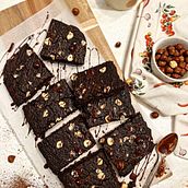 Vegan protein brownie.  project by Andreea Mocanu - 08.05.2022