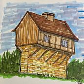 My first urban sketch. Traditional illustration project by bob_kovacs - 08.06.2022