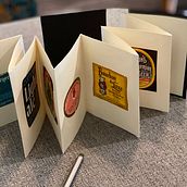 Binding an accordion : Bookbinding of Your Artwork without Folds. Artesanato, Artes plásticas, Encadernação, e DIY projeto de Eva Stowers - 06.08.2022