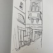 Mon projet du cours : Esquisses d'architecture expressives aux feutres de couleur. Sketching, Drawing, Architectural Illustration, Sketchbook & Ink Illustration project by Julien L. - 08.06.2022