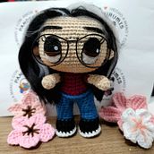Mi proyecto del curso: Amigurumis: personas tejidas a crochet. Arts, Crafts, To, Design, Fiber Arts, Crochet, Amigurumi, and Textile Design project by Michol Vílchez - 08.06.2022