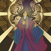 Mon projet du cours : Portrait illustré dans le style Art nouveau. Traditional illustration, Fine Arts, Digital Illustration, Portrait Drawing, Artistic Drawing, Digital Drawing, and Digital Painting project by 9czr4rm85r - 08.07.2022