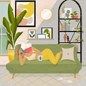 Mi proyecto del curso: Ilustración digital colorida en Procreate. Traditional illustration, Drawing, Digital Illustration, and Digital Drawing project by Maria Cecilia Orozco Barbaglia - 08.07.2022