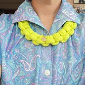 My project for course: Rope Jewelry for Beginners: Make Your Own Necklaces. Arts, Crafts, Jewelr, Design, Macramé, and Textile Design project by JoJo Killin - 08.07.2022