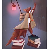 My project for course: Illustrating Fantastical Animals with Procreate. Traditional illustration, Character Design, Drawing, Digital Illustration, Stor, telling, and Narrative project by Fiona Hunter - 08.04.2022