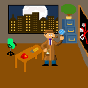 Mi proyecto del curso: Introducción al diseño de personajes en pixel art. Un progetto di Character design, Videogiochi, Pixel art e Progettazione di videogiochi di Ignacio Loureiro - 07.08.2022