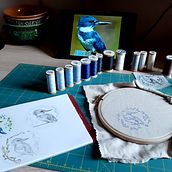 My project for course: Freehand Needle Painting: Embroider the Beauty of Wildlife. Projekt z dziedziny Trad, c, jna ilustracja,  Haft, Wzornictwo tekst i liów użytkownika tocskacicu - 07.08.2022