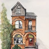 Herenhuis. Traditional illustration project by annemiekzwegers - 08.08.2022