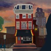My project for course: Cinematic Digital Illustration with Photoshop. Traditional illustration, Digital Illustration, and Concept Art project by Ahyoung - 08.07.2022