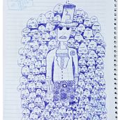 Homem e Seus Rostos. Een project van Ontwerp van personages, Traditionele illustratie y  Ontwerp van fabianopinheiro91 - 08.08.2022