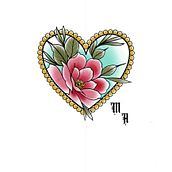 Mi proyecto del curso: Diseño de tatuajes botánicos con Procreate. Traditional illustration, Digital Illustration, Tattoo Design, and Botanical Illustration project by melissalb_ma - 08.08.2022