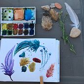 Acuarela floral: conecta con la naturaleza. Een project van Traditionele illustratie, Schilderij, Aquarelschilderen y  Botanische illustratie van Alicia Cabacas - 29.08.2022