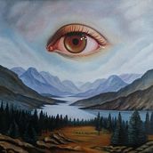 Mi proyecto del curso: Pintura al óleo: crea paisajes surrealistas. Fine Arts, Painting, and Oil Painting project by María Cristina Viñas Paz - 08.08.2022