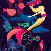 My project for course: Stylized Vector Illustration with Color and Character. Un progetto di Illustrazione tradizionale, Graphic design, Illustrazione vettoriale e Illustrazione digitale di Kate Klim - 07.08.2022