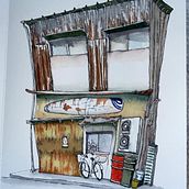 My project for course: Expressive Architectural Sketching with Colored Markers. Sketching, Drawing, Architectural Illustration, Sketchbook & Ink Illustration project by jthbird - 08.13.2022