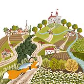 My project for course: Sketchbook Techniques for Children's Illustration. Character Design, Pencil Drawing, Children's Illustration, Sketchbook, Gouache Painting, and Picturebook project by Esmeralda Lekaj Vigliarolo - 08.08.2022