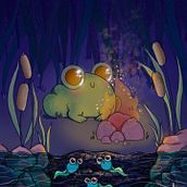 Ranita . Un proyecto de Ilustración tradicional de Fernanda Ortega Arias - 08.08.2022