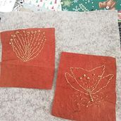 My project for course: Extraordinary Embroidery: Explore Alternative Organic Materials. Un progetto di Ricamo e Textile Design di Wendy Lavery - 09.08.2022