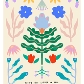 FLORCITAS. Traditional illustration project by Agustina Minuto - 08.09.2022