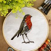 Mi proyecto del curso: Pintar con hilo: técnicas de ilustración textil. Traditional illustration, Embroider, and Textile Design project by daneyrisj2 - 07.19.2022