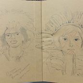 Mi proyecto del curso: Sketchbook de retrato: explora el rostro humano. Projekt z dziedziny Sketchbook,  R, sunek, Sketching, Portret,  R, sunek art, st i czn użytkownika German Victoria Ruiz - 02.08.2022