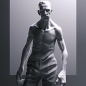Dishonored/anatomy study. Projekt z dziedziny 3D, Projektowanie postaci,  Sztuki piękne, Projektowanie gier, Rzeźba,  Modelowanie 3D, Gr, komputerowe, Projektowanie postaci 3D,  Projektowanie 3D, Projektowanie gier komputerow i ch użytkownika Lubov Lobanova - 09.08.2022